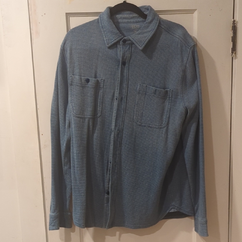 J Crew Indigo Buttonup